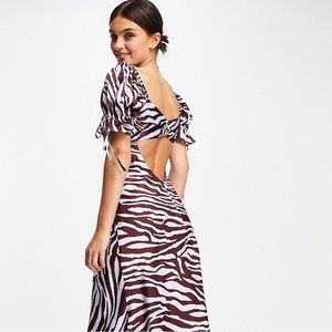 ASOS satin midi dress that’s SOLD OUT on ASOS